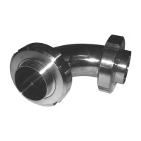 Отвод &quot;М&quot; нержавеющий 2.860 (DN 25, AISI 304, муфта/муфта, полированный)