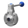 Затвор дисковый нержавеющий 1.110 (DN 20, AISI 304, сварка-сварка)
