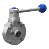 Затвор дисковый нержавеющий 1.110 (DN 20, AISI 304, сварка-сварка)