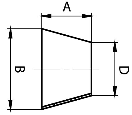 Переход конический нержавеющий 2.610 (18x12x1.5, AISI 304)