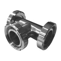 Тройник со штуцером исп. 4 нержавеющий 2.590 (DN 100, гайка-гайка-гайка, AISI 304)