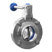 Затвор дисковый нержавеющий 1.110 (DN 65, AISI 304, сварка-сварка)