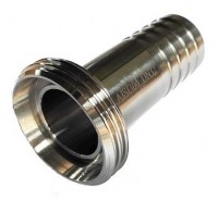 Штуцер нержавеющий резьбовой под шланг 3.110 (DN 32, AISI 316)