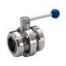 Затвор дисковый нержавеющий 1.140 (DN 125, AISI 304, гайка-гайка)