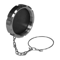 Гайка заглушка нержавеющая 2.220 (DN 50, AISI 304)