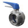 Затвор дисковый нержавеющий с многопозиционной ручкой 1.230 (DN 65, AISI 304, резьба-резьба)