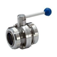 Затвор дисковый нержавеющий 1.140 (DN 65, AISI 304, гайка-гайка)