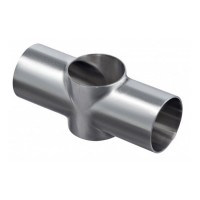 Крестовина короткая нержавеющая 2.910 (DN 32, AISI 304, полированная)