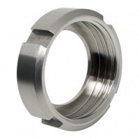 Гайка шлицевая нержавеющая 2.210 (DN 32, AISI 304)