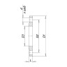 Фланец плоский нержавеющий 7.100 DN 65